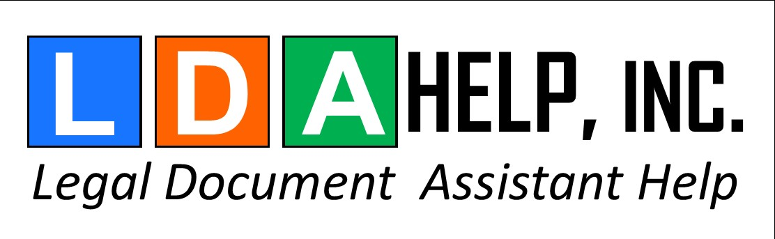 LDA HELP INC. (LEGAL DOCUMENT ASSISTANT HELP) Logo